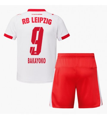 RB Leipzig Johan Bakayoko #9 Hemmaställ Barn 2025-26 Kortärmad (+ Korta byxor)